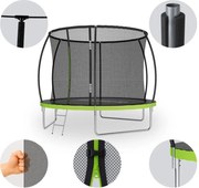 Trambulină de grădină pentru copii SIDER 10FT  - Ø 312 CM cu plasă în interior și scară