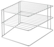 Raft suplimentar argintiu din oțel 25x25 cm Palio – Metaltex