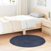 vidaXL Covor shaggy cu pom înalt, NAVARRA, bleumarin, 100x100 cm