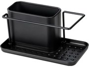 Organizator de spălat vase Wenko Orio din oțelinoxidabil, negru
