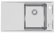 Chiuveta inox Alveus Stricto 10 Satin 79x48 cm dreapta