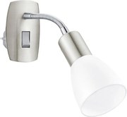 Eglo 902367 - Lampă de perete cu priză DAKAR 3 1xE14/5W/230V crom mat