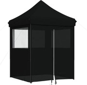 vidaXL Cort pentru Petreceri Negru 200 x 200 x 306 cm Material Oxford