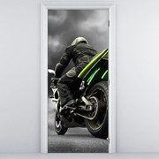 Fototapeta pentru ușă - motocicleta (95x205cm)