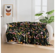 Patura microplus MYSTIC GARDEN, verde inchis Dimensiune: 200 x 220 cm