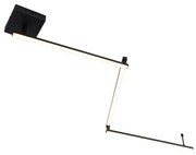 Plafoniera neagră 150,8 cm inclusiv LED reglabilă cu 3 trepte de luminozitate - Annuschka