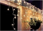 Solight 1V401-WW-LED Perdea luminoasă pentru exterior 360xLED/8 funcții 15m IP44 alb cald