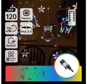 Aigostar - Ghirlandă luminoasă LED RGBY pentru exterior, 120xLED/6W/230V/8 funcții, 3x0,6m, IP44 + telecomandă