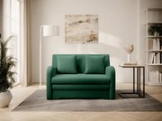 Canapea extensibila cu 2 locuri ARIO NUBE, verde inchis