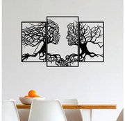 Decorațiune de perete 116x71 cm metal Arborele Vieții