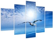 Tablou - Pescărușul peste mare (150x105 cm)