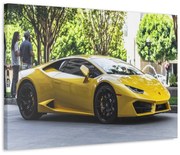 Tablou Canvas Yellow Lambourghini 120x80 cm