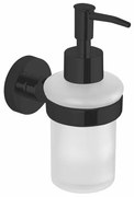 Dozator de săpun AQUALINE SB219 Samba 150 ml,sticlă, negru