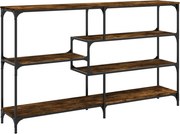 vidaXL Măsuță consolă, stejar fumuriu, 160x32x95 cm, lemn prelucrat