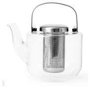 Ceainic BJORN Viva Scandinavia V34301, 650 ml, Maner rece, Infuzor, Capac inox, Transparent