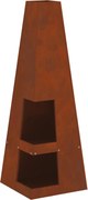 vidaXL Cuptor de foc Maro 35 x 35 x 100 cm