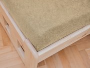 Cearsaf Frotir pentru patut 70x140 cm bej