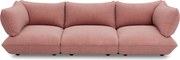 Canapea modulară Sumo Sofa Grand din catifea reiată, culori multiple - Fatboy Culoare: roz pal (stânga)