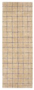 Covor tip traversă chihlimbar țesut manual din lână 80x230 cm Mosaic Amber – Lorena Canals