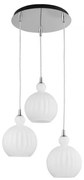 Lustra cu 3 pendule design modern Odell alba NVL-9190882