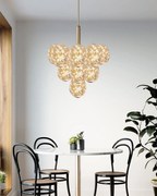 Lustra cu Led Lissa, 13 globuri, gold
