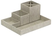 Organizator de birou din 4 piese Bigso Box of Sweden Lena, bej