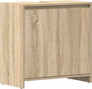 vidaXL Dulap de baie, stejar Sonoma, 60x33x61 cm, lemn prelucrat