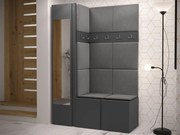 Mobilier hol Tovenaz X (grafit) (cu oglindă). 1104783
