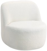 HOMCOM Fotoliu pentru Living în Stil Modern cu Spătar Ergonomic Crem | Aosom Romania