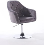 HR830N Scaun Catifea Grafit