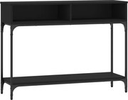 vidaXL Măsuță consolă, negru, 100x30,5x75 cm, lemn compozit