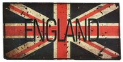 Placa metalica ENGLAND, 30x15cm