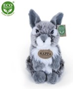Iepure gri de pluș în picioare Rappa, 20 cmECO-FRIENDLY