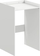 HOMCOM Dulap de baie pentru nișă cu raft deschis, dulap pentru baie, ideal pentru spații mici, 64 x 60 x 97,5 cm, Alb | Aosom Romania