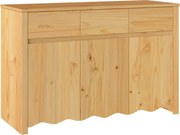 vidaXL Bufet Drammen Stejar 114 x 43 x 75,5 cm Lemn masiv de pin