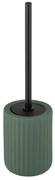 Perie de toaletă cu suport din ceramică Wenko Belluno, verde