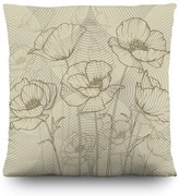 Perna Máky bejzova, 45 x 45 cm