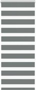 vidaXL Jaluzea tip zebra gri închis lățime țesătură 55,9 cm poliester