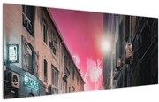 Tablou - Artificii din Marseille (120x50 cm)