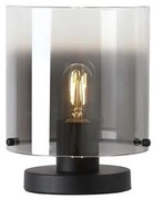 Veioza, Lampa de masa moderna Sweden 1L negru, fumuriu