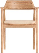 Scaun lemn masiv Quest, 52,5 × 58 × 78 cm