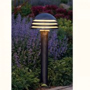 Stalp iluminat exterior din fier forjat, inaltime 106cm, AL 6339