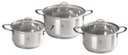 Set oale inox cu capace, 6 piese Silver Jewellery Berlinger Haus BH 6662