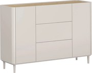 Comodă cu sertare pe picioare Elivo 150 cm - cașmir / stejar uleiat