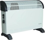 Convector electric pentru podea/perete ELITE CH-0435, 2000W, 22 m², 3 trepte, Termostat reglabil, Ventilator, Alb