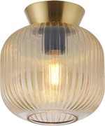 Schöner Wohnen Plafonieră NAMI 13574-27, 1x E27/25W/230V, Ø 20 cm, auriu/bej