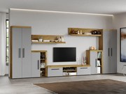 Set Mobilier Living Gri cu Flagstaff-Atena-C13