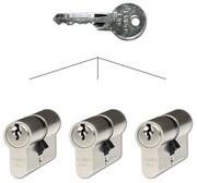 Set cilindri de construcțe Richter EP.30/35.NI.SET3 30+35 mm, 9 chei