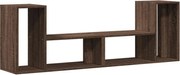 vidaXL Dulap TV, 2 buc., stejar maro, 75x30x50 cm, lemn prelucrat