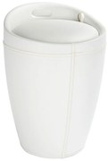 Coș de rufe taburet Wenko Candy Look, alb, 20 l